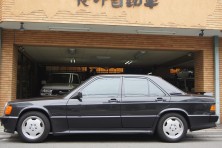 S62 ベンツ190E 2.3-16 5速M/T SR 黒革シート ブルーブラックサムネイル